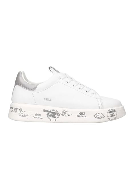 Premiata Belle 7447 leather sneakers white with silver heel PREMIATA |  | BELLE VAR7447